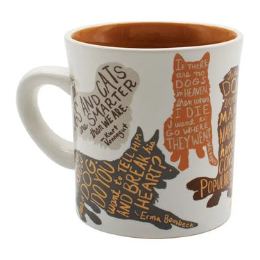 Literary Dog Mug - Ziya Blue