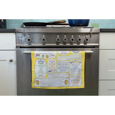 Literary Tastes Towel - Ziya Blue