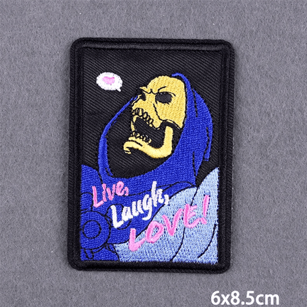 Live Laugh Love Patch - Ziya Blue