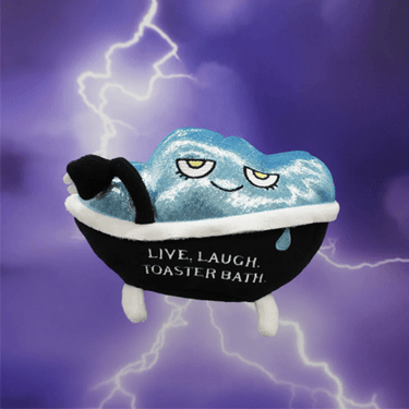 Live Laugh Toaster Bath Plush - Ziya Blue