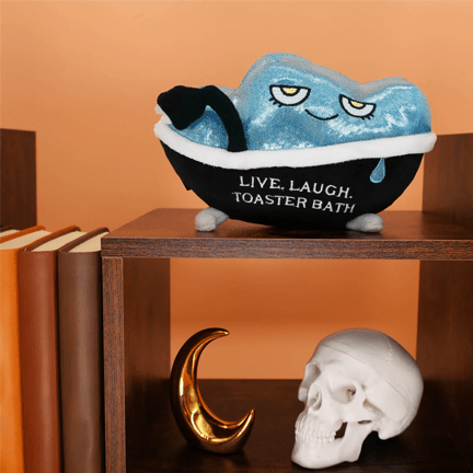Live Laugh Toaster Bath Plush - Ziya Blue