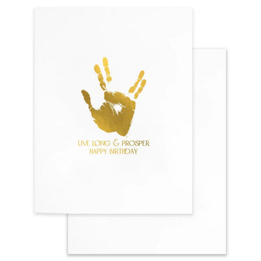 Live Long & Prosper Card - Ziya Blue