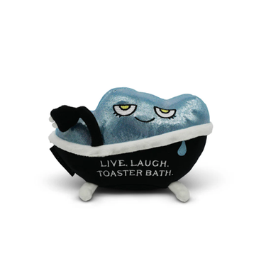Live Laugh Toaster Bath Plush