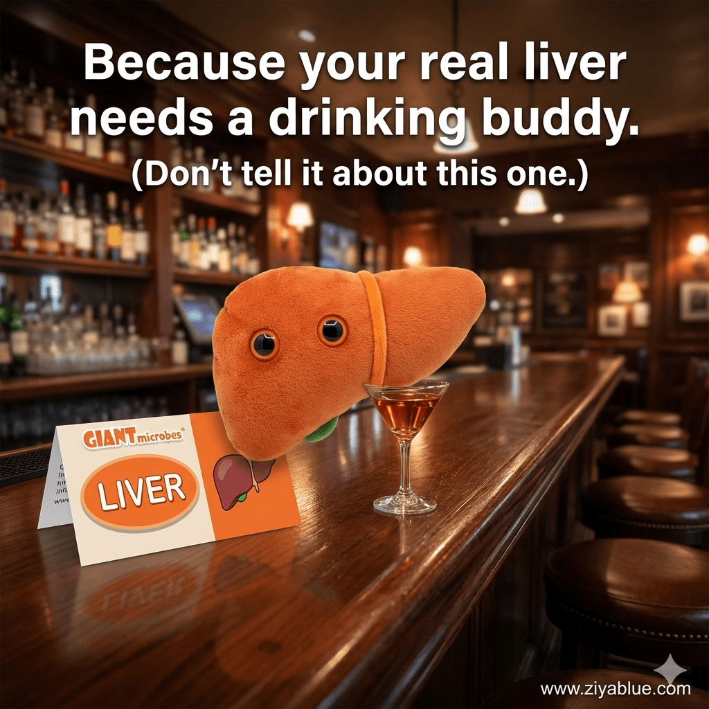 Liver Plush - Ziya Blue