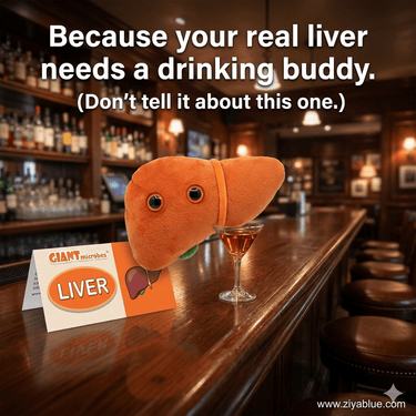 Liver Plush - Ziya Blue