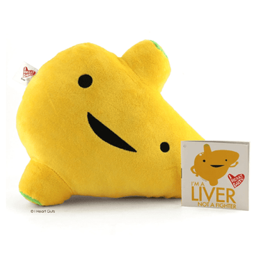 Liver Plush - Im a Liver not a Fighter - Ziya Blue