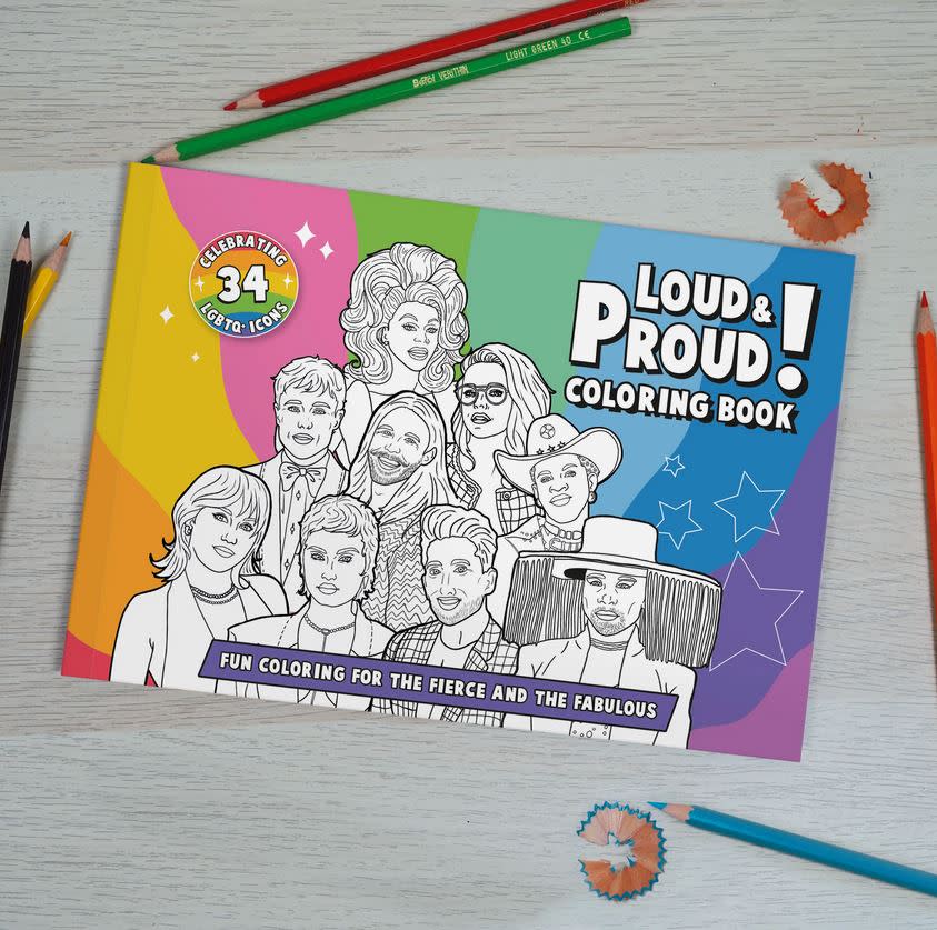 Loud and Proud Coloring Book - Ziya Blue