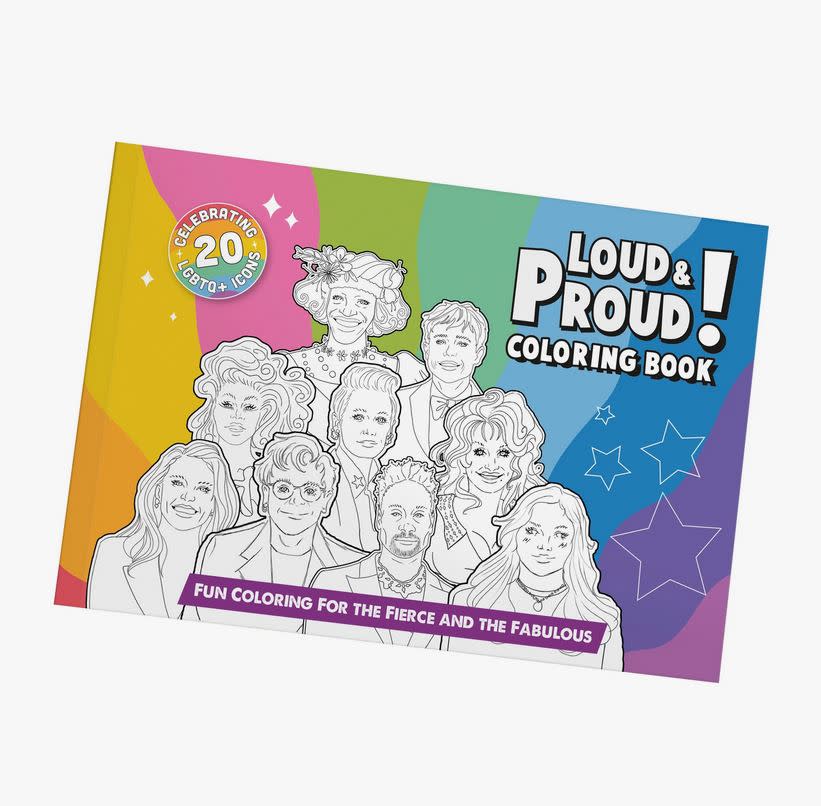 Loud and Proud Coloring Book - Ziya Blue