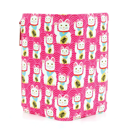 Lucky Cat Wallet - Ziya Blue