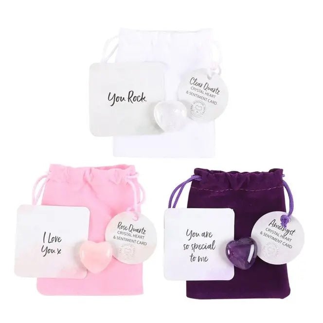 Lucky Crystal Hearts - Ziya Blue