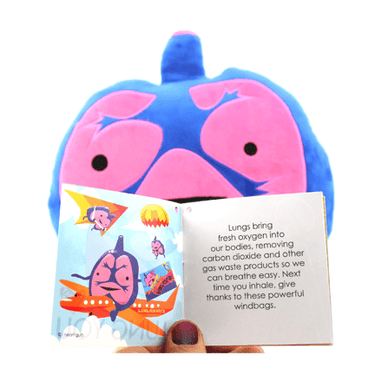 Lungs Plush - I lung You - Ziya Blue