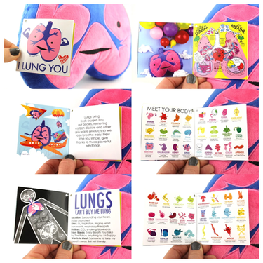 Lungs Plush - I lung You - Ziya Blue