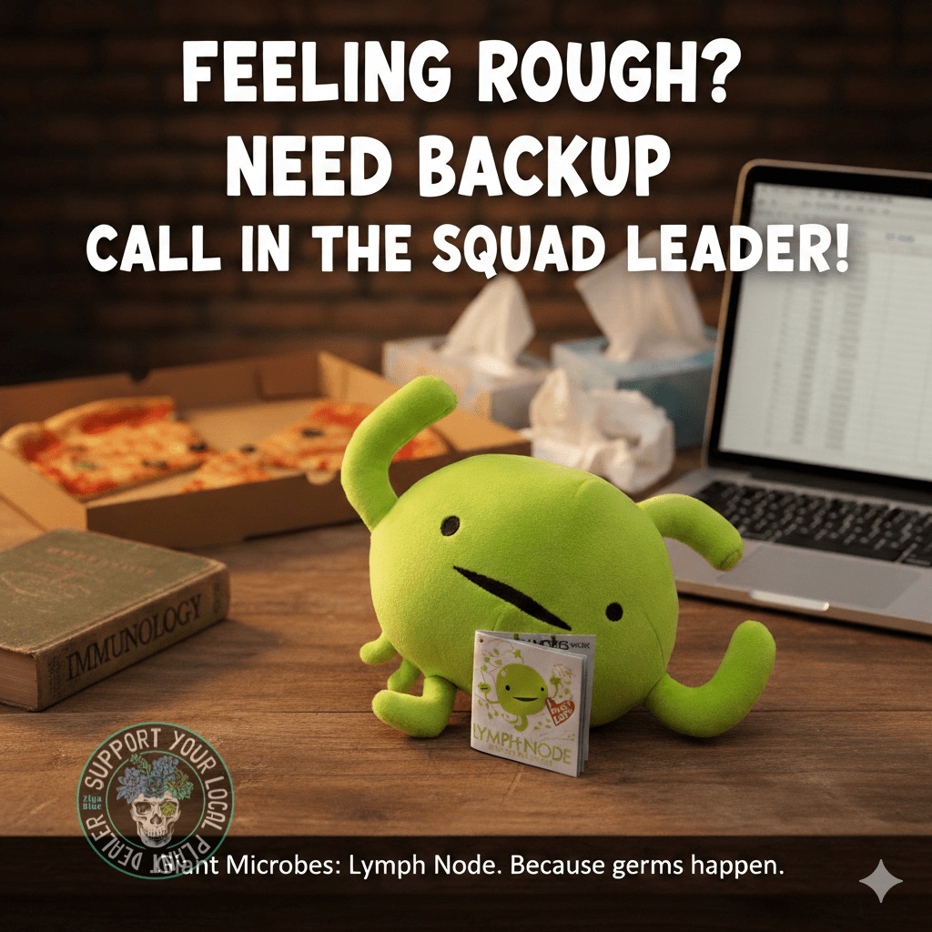 Lymph Node Plushie - Ziya Blue