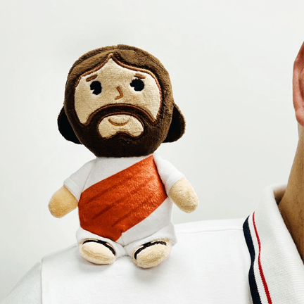 Magnetic Shoulder Plush - Jesus - Ziya Blue