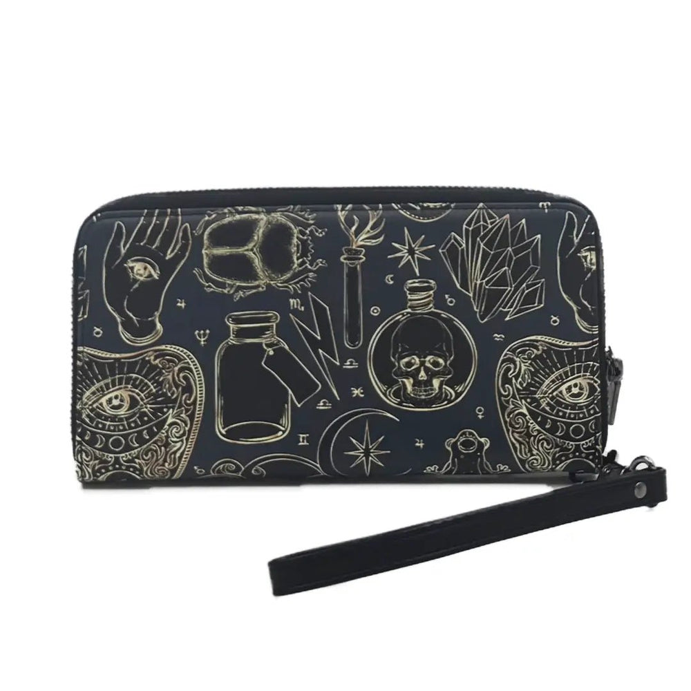 Masonic Esotericism Clutch - Ziya Blue