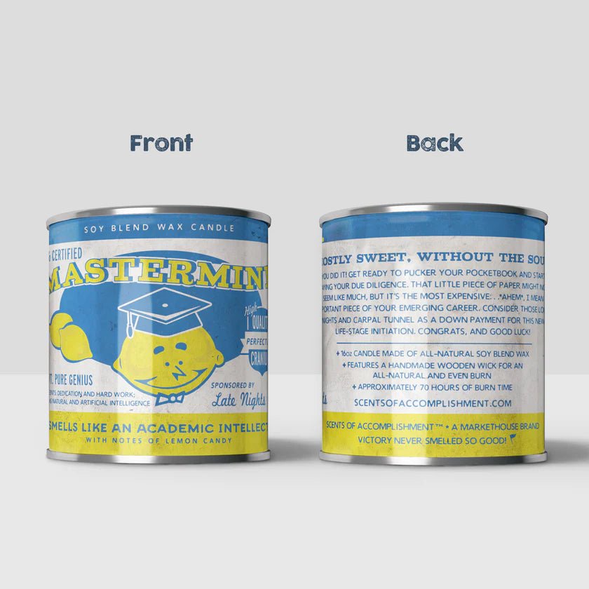 Mastermind Graduate 16oz. Candle - Ziya Blue