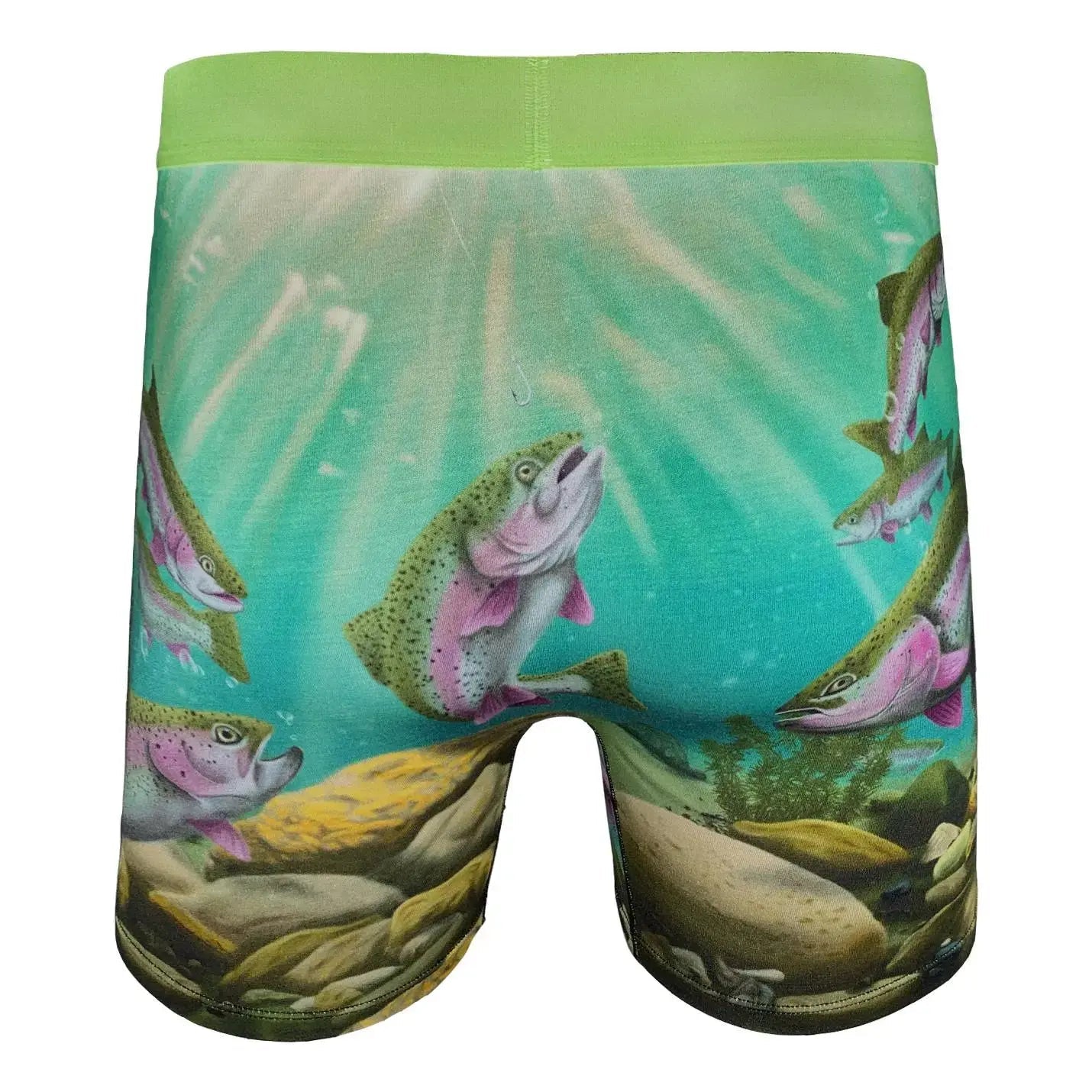 Men's Brown Trout Underwear - Ziya Blue
