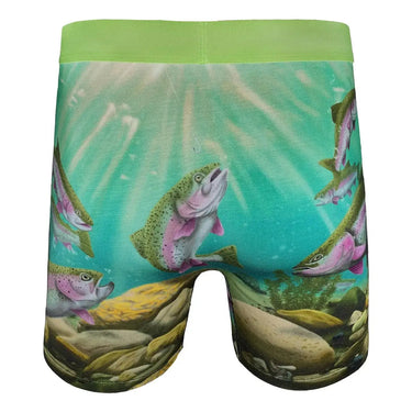 Men's Brown Trout Underwear - Ziya Blue