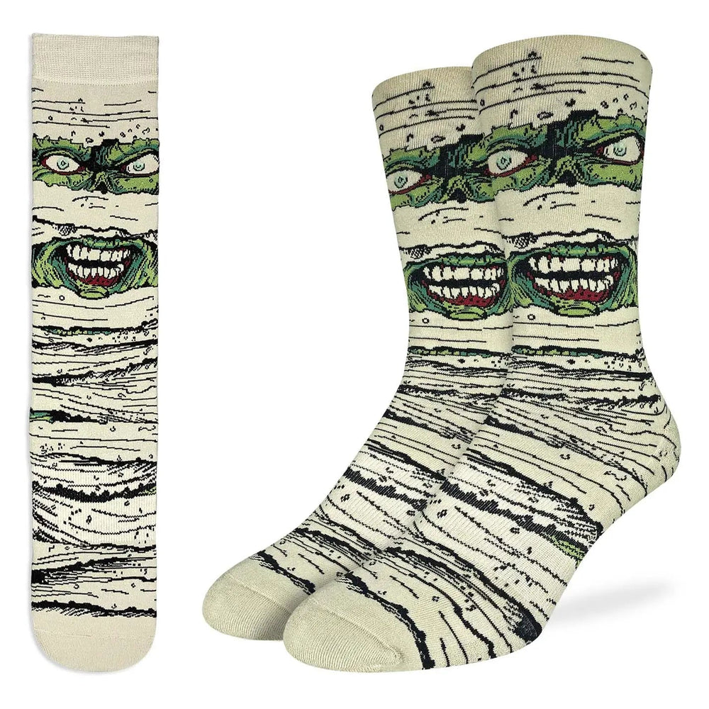 Men's Evil Mummy Socks - Ziya Blue