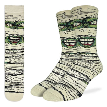 Men's Evil Mummy Socks - Ziya Blue