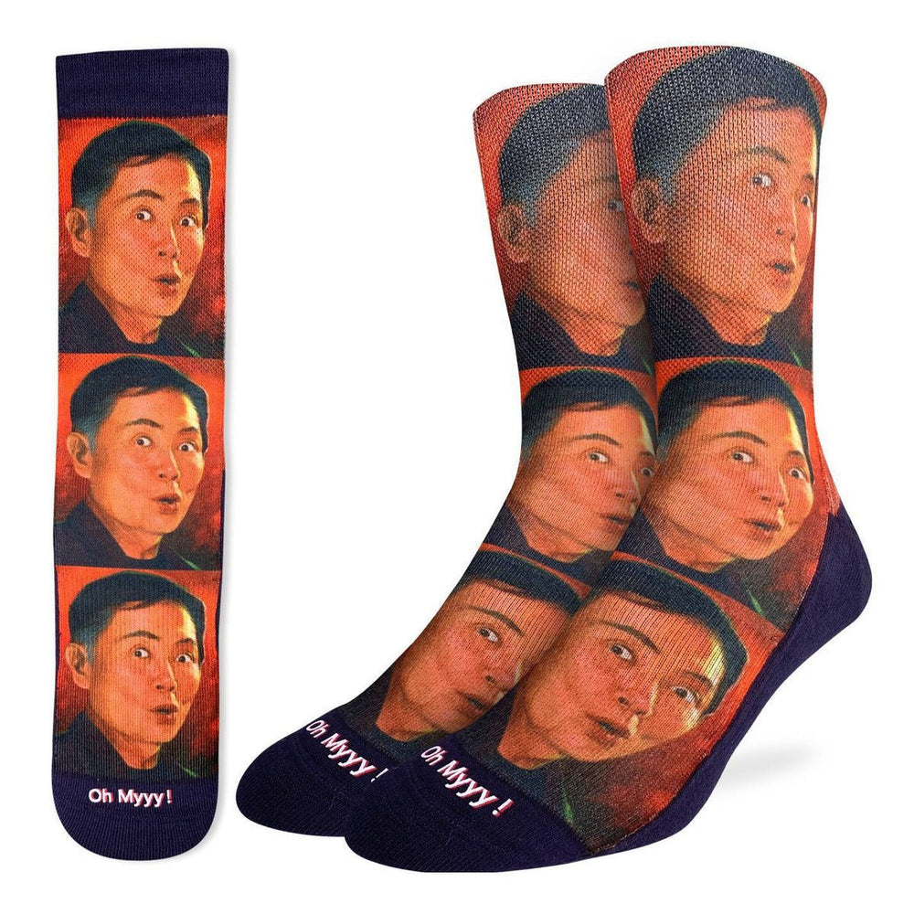 Men's George Takei Socks - Ziya Blue