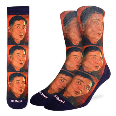 Men's George Takei Socks - Ziya Blue