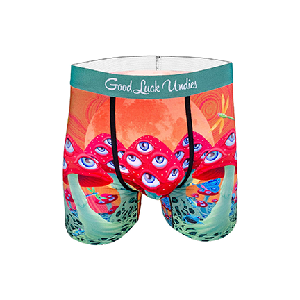 Men's Magic Mushrooms Underwear - Ziya Blue