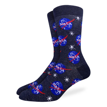 Men's Nasa, Blue Socks - Ziya Blue