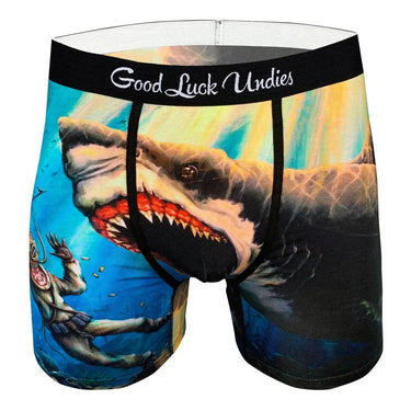 Men's Shark Attack Underwear - Ziya Blue