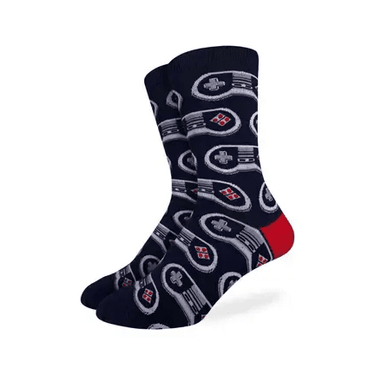 Men's Video Game Controller Socks - Ziya Blue