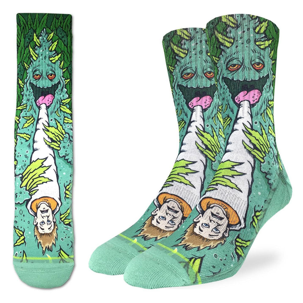 Men's Weed Smoking a Human Socks - Ziya Blue