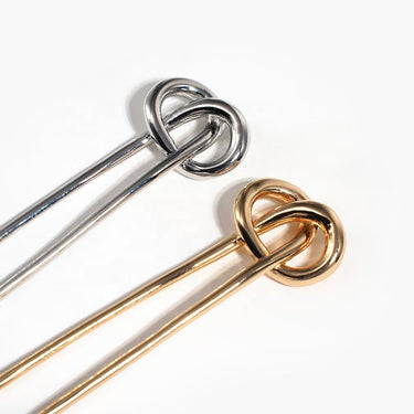 Metal Twist Hair Pin - Ziya Blue