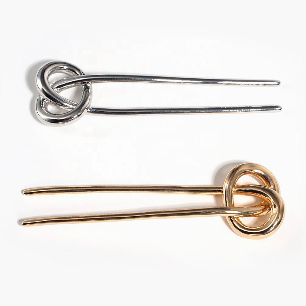 Metal Twist Hair Pin - Ziya Blue