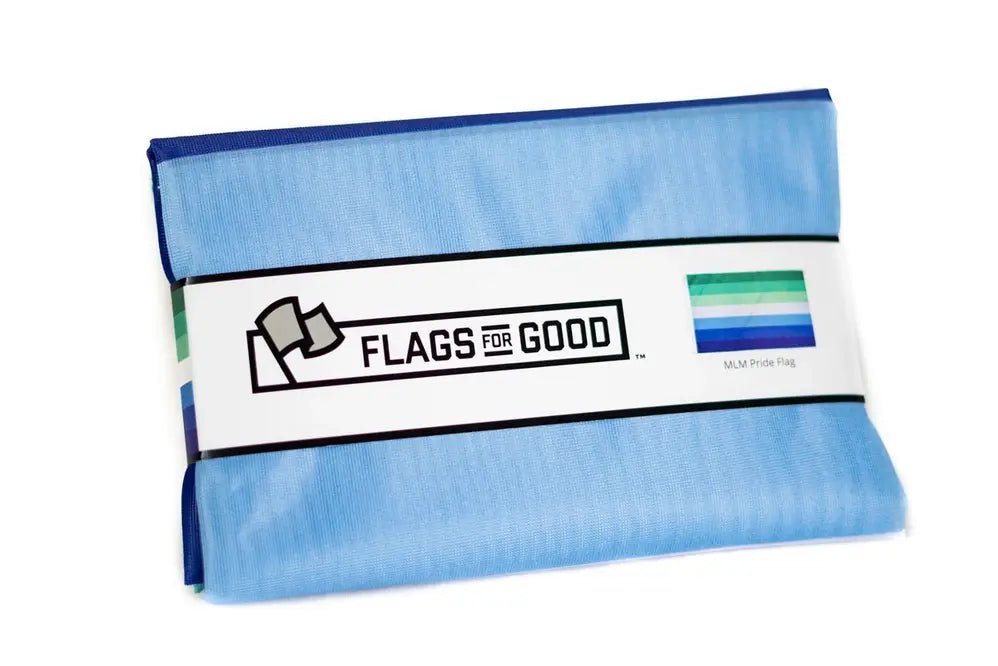 MLM (Men Loving Men) Flag - Ziya Blue