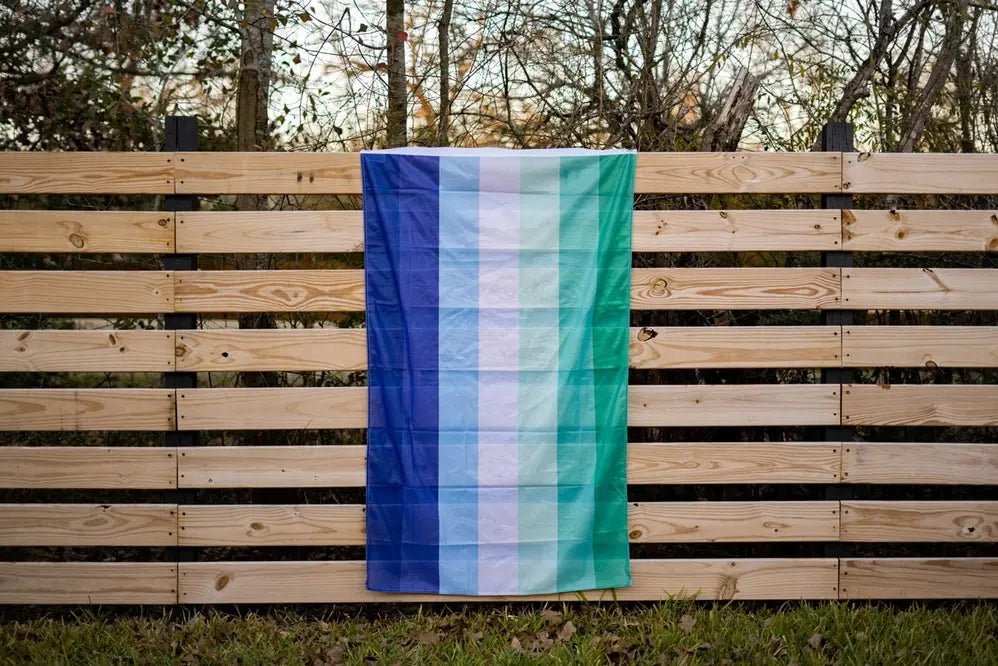 MLM (Men Loving Men) Flag - Ziya Blue