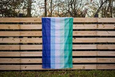 MLM (Men Loving Men) Flag - Ziya Blue