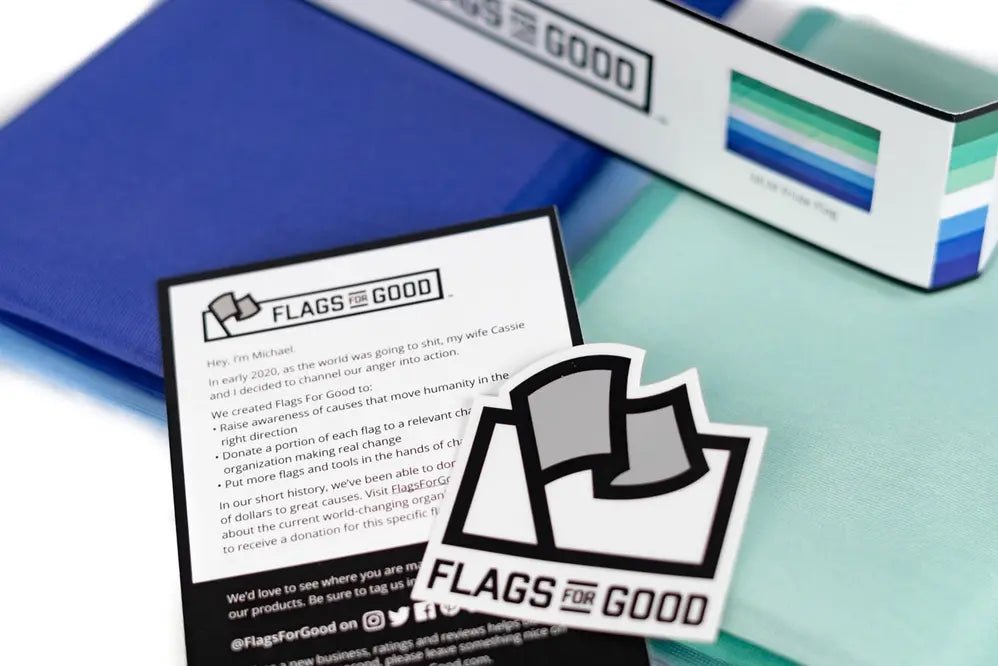 MLM (Men Loving Men) Flag - Ziya Blue