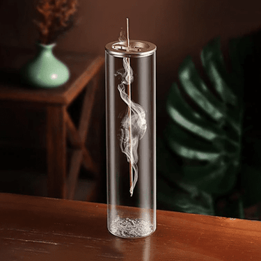 Modern Glass Incense Burner - Ziya Blue