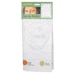 Mona Lisa Stain By Numbers Towel - Ziya Blue