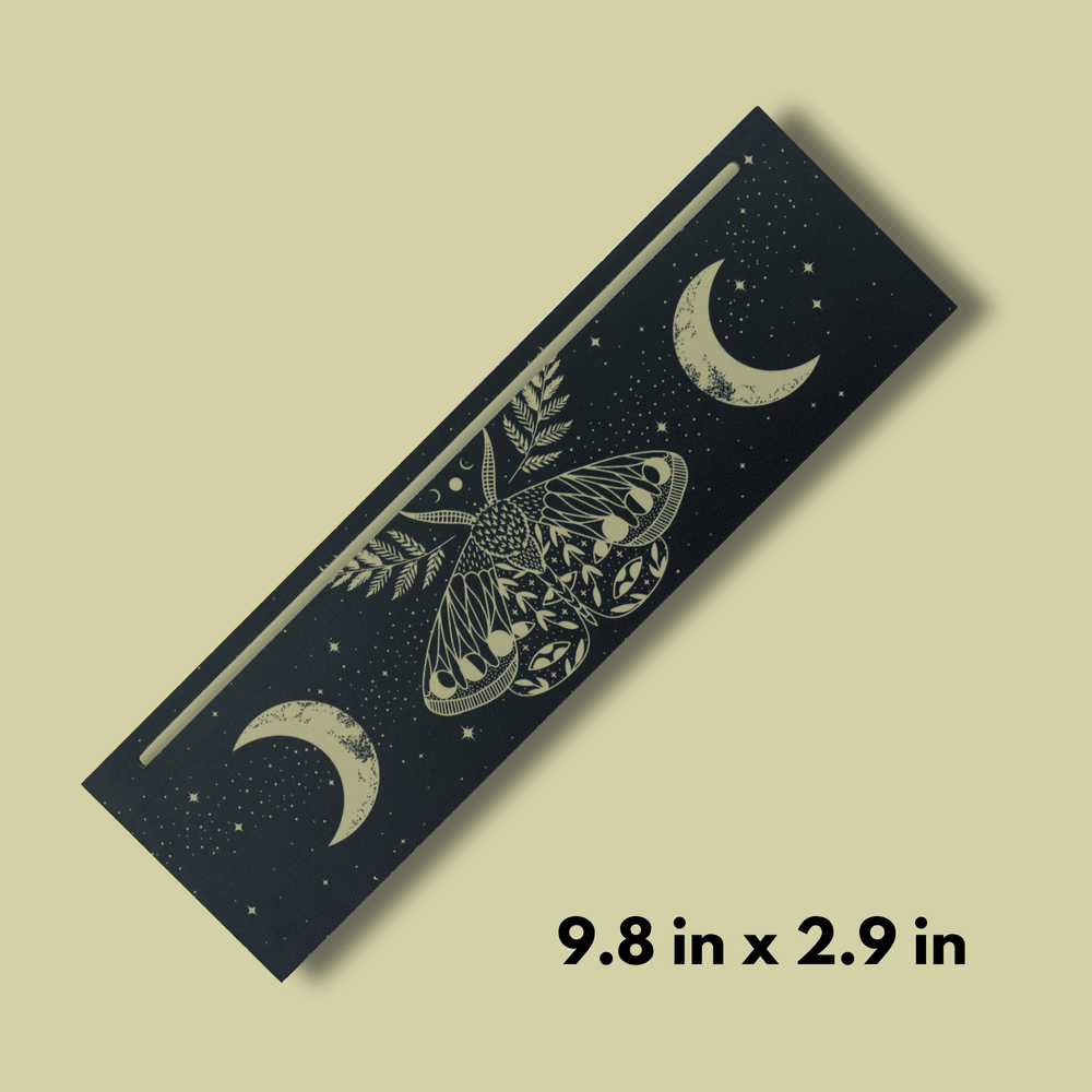Moon Moth Tarot Card Holder Large - Ziya Blue