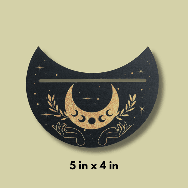 Moon Phase Tarot Card Holder - Ziya Blue