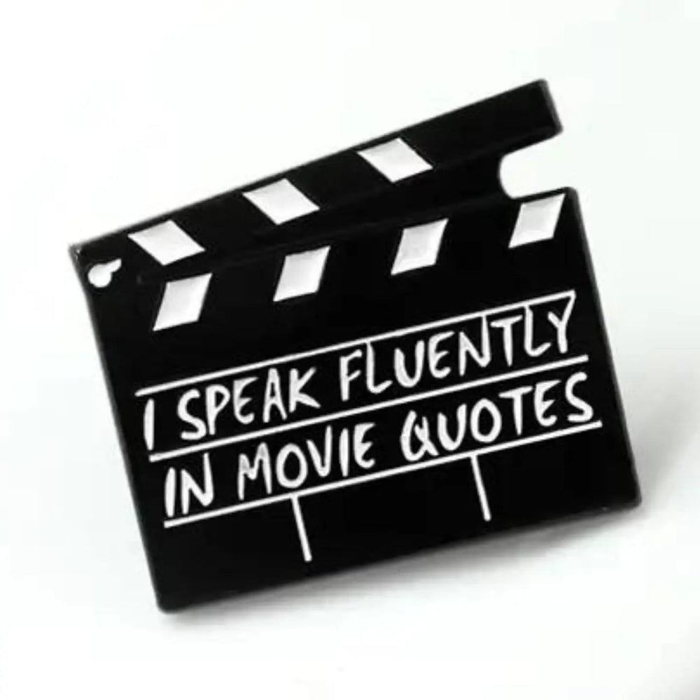 Movie Quote Lapel Pin - Ziya Blue