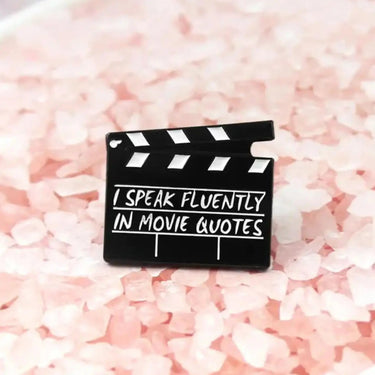 Movie Quote Lapel Pin - Ziya Blue