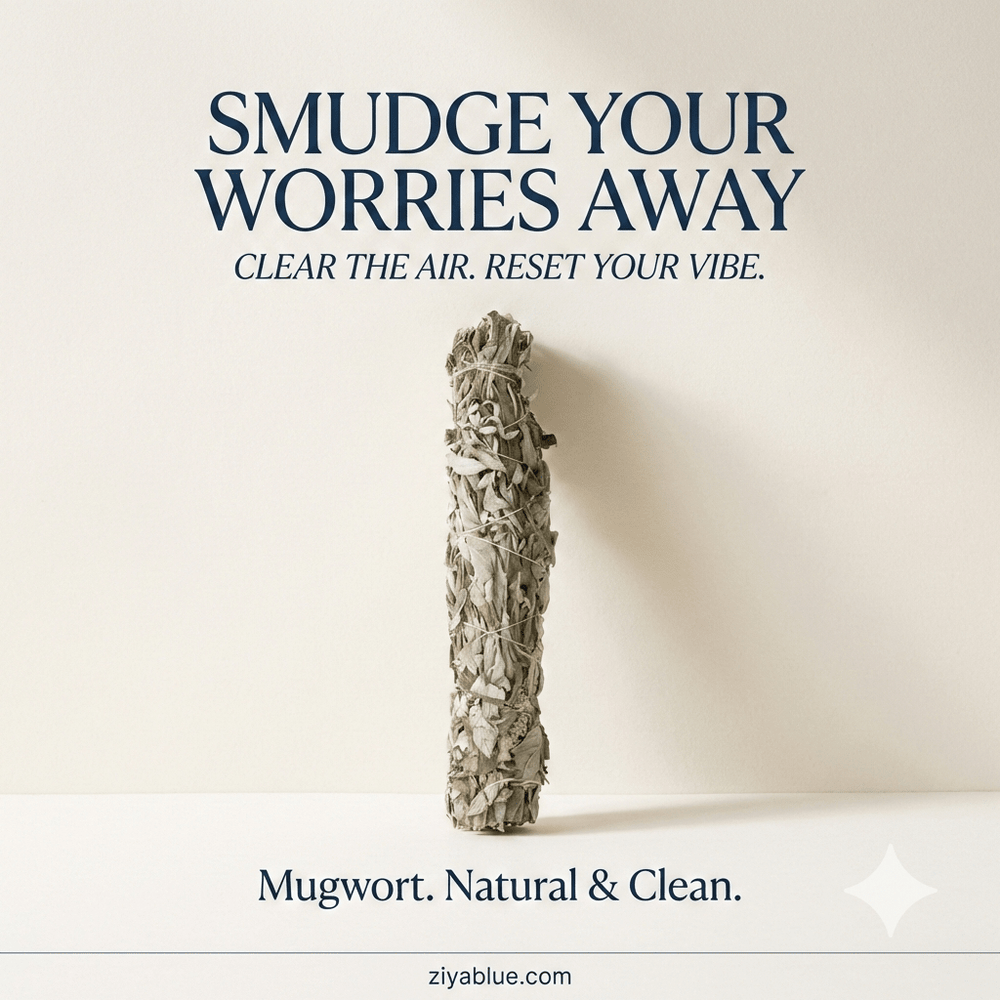 Mugwort Smudge Stick (8" - 9") | The Dream Weaver - Ziya Blue