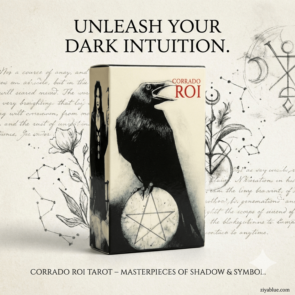 Murder of Crows Tarot Deck by Corrado Roi - Ziya Blue