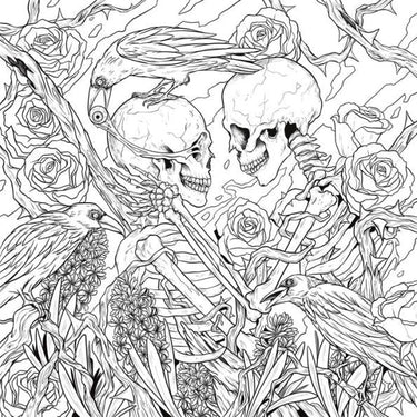 Mythogoria: Darkest Desires: A Gothic Romance Coloring Book - Ziya Blue