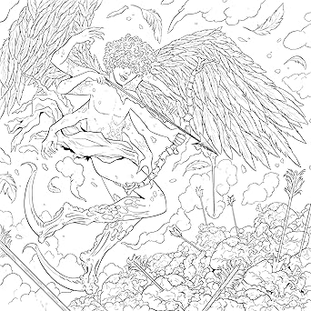 Mythogoria - Haunted Hearts: A Cursed Romance Colouring Book - Ziya Blue