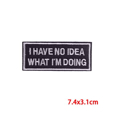 No Idea What I Am Doing Patch - Ziya Blue