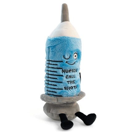 Nurses Call the Shots - Needle Plush - Ziya Blue