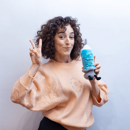 Nurses Call the Shots - Needle Plush - Ziya Blue